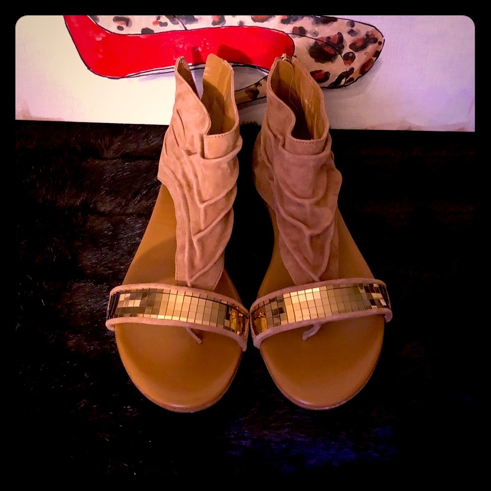 Miss Sixty Sexy Flat Sandals — Size 40